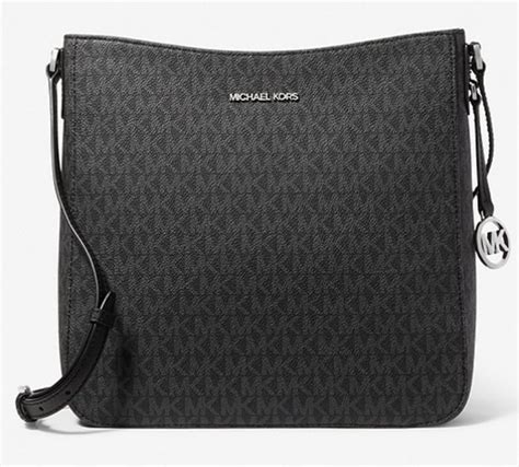 jet set travel large logo messenger bag michael kors|michael kors jet set duffle.